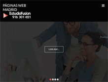 Tablet Screenshot of estudiofusion.com